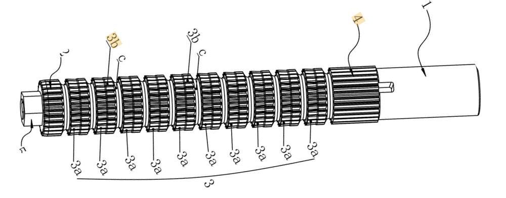 Patent drawing of gear manufacturing tooling