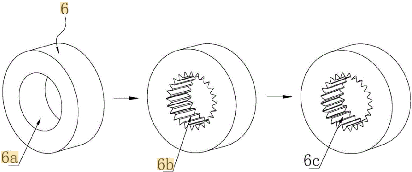 Gear manufacturing patent drawing of crowned teeth