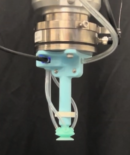 Smart suction cup prototype close-up