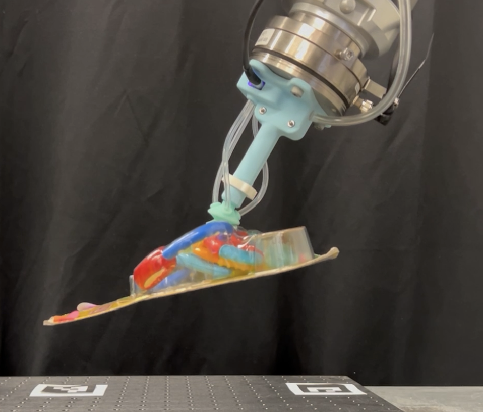 Smart suction cup lifting irregular packaging
